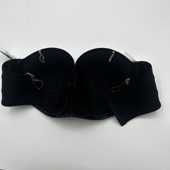 Vanity Fair 40D Beauty Back Strapless Convertible Bra 74380 Black NWT $50 - Picture 2 of 8